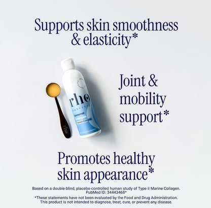 Rho Nutrition Liposomal CollagenPeptides -High-Absorption LiquidCollagen Supplement -Supports SkinElasticity, Joint Health, and OverallVitality for Healthy Aging, 5 fl oz